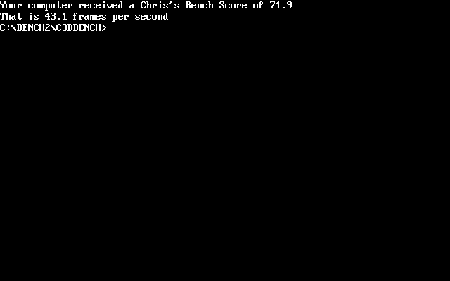 Figure 2 - Stock Debian version of DOSBox