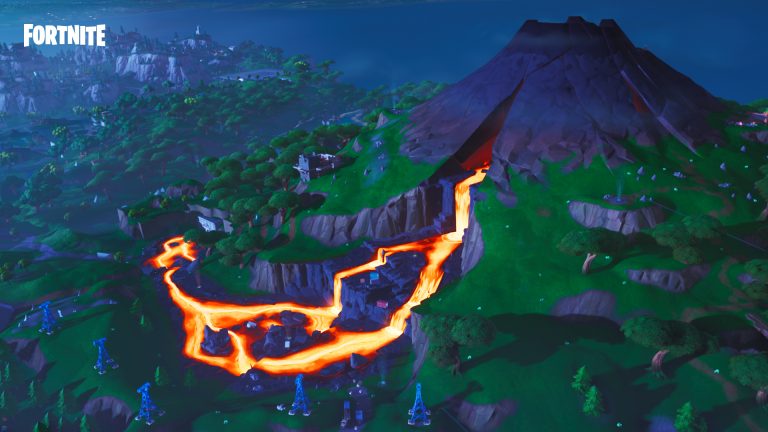 Figure 2 - Geesch, now lava, Fortnite just keeps getting more and more over the top