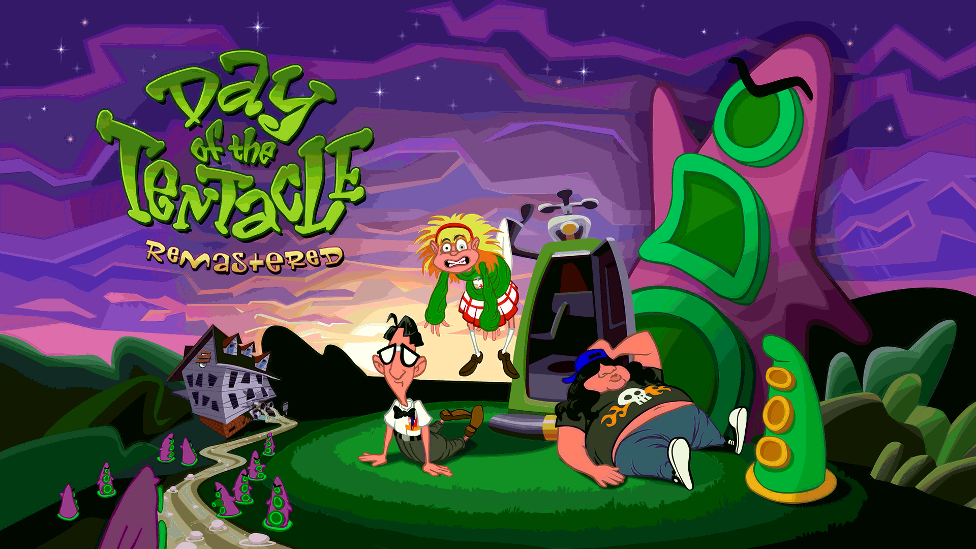 Figure 1 - Day of the Tentacle Remastered in 1080p on the ODROID-XU4
