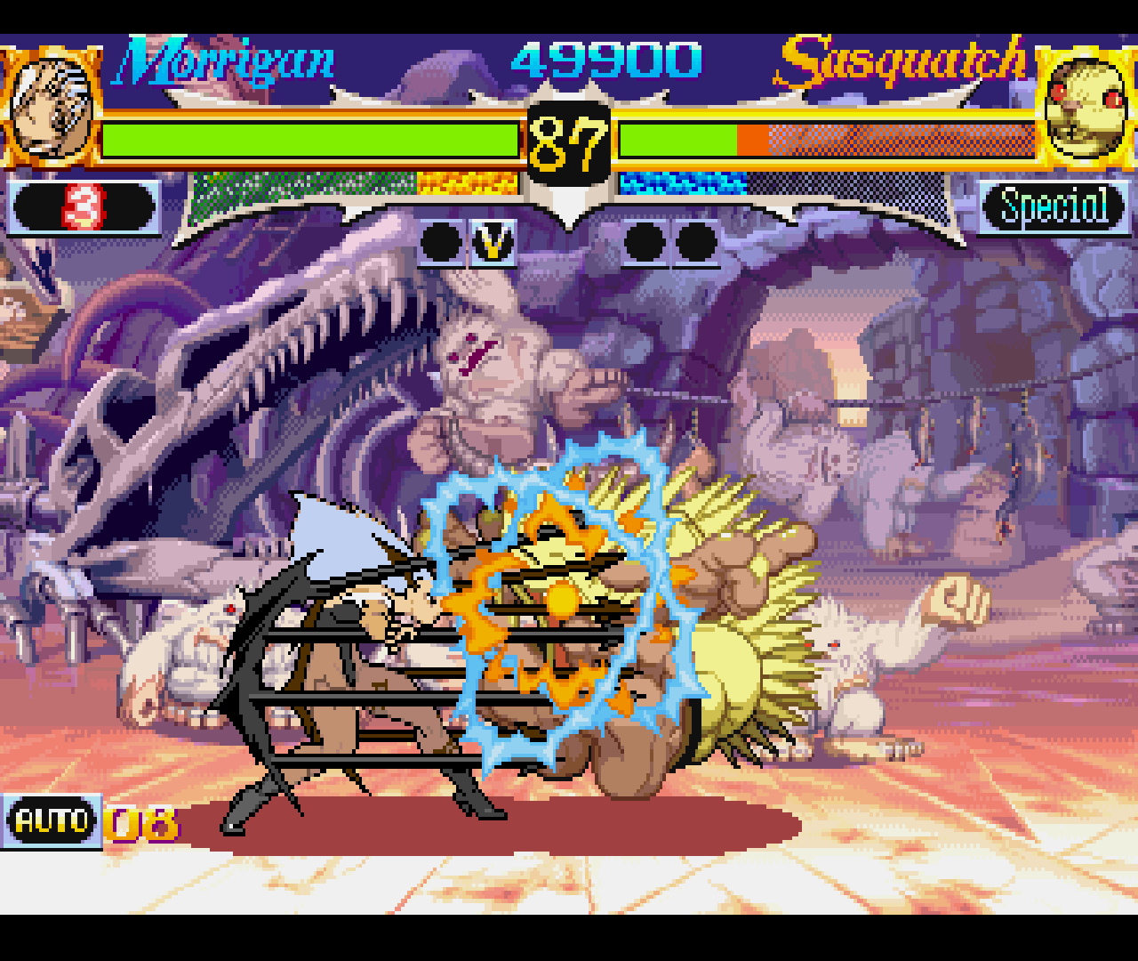 Figure 22 - Vampire Hunter has very beautiful graphics and fast fighting action